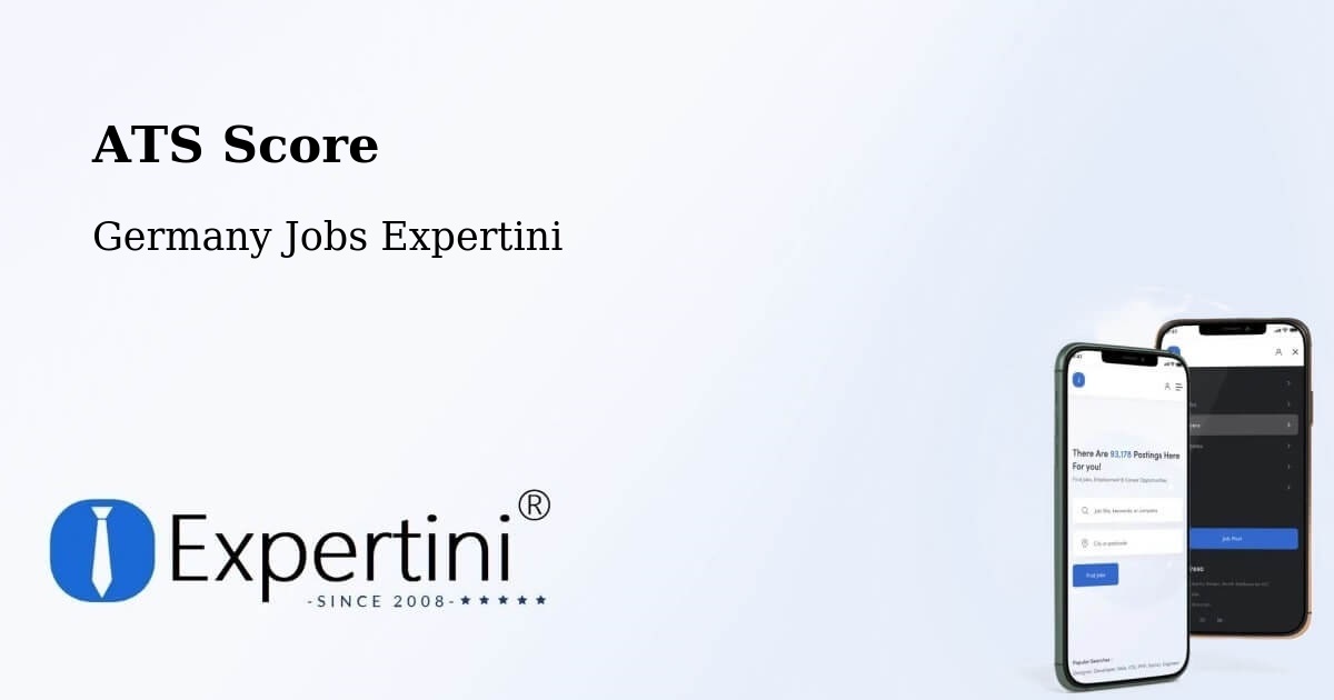 Resume ATS Score & Job Description Match Tool – Erkelenz - Germany Jobs Expertini